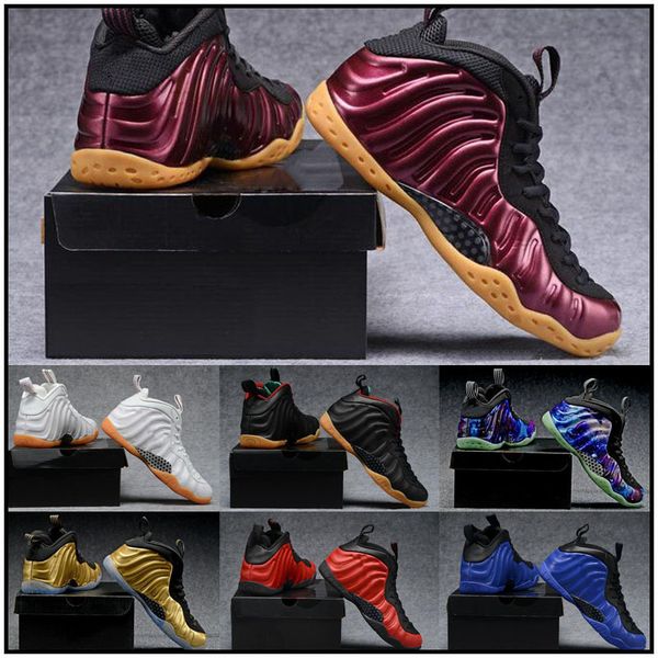 

penny hardaway kids basketball shoes sneaker mens man grey 1 one pro mike rust island copper tech fleece concord phoenix classic, Black