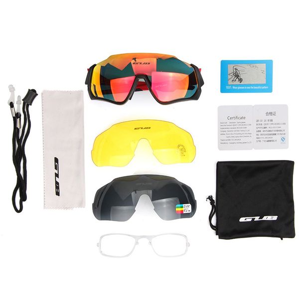 

gub 5700 polarized riding glasses for men and women models outdoor sports bicycle mirror with myopia frame goggles anti-fog