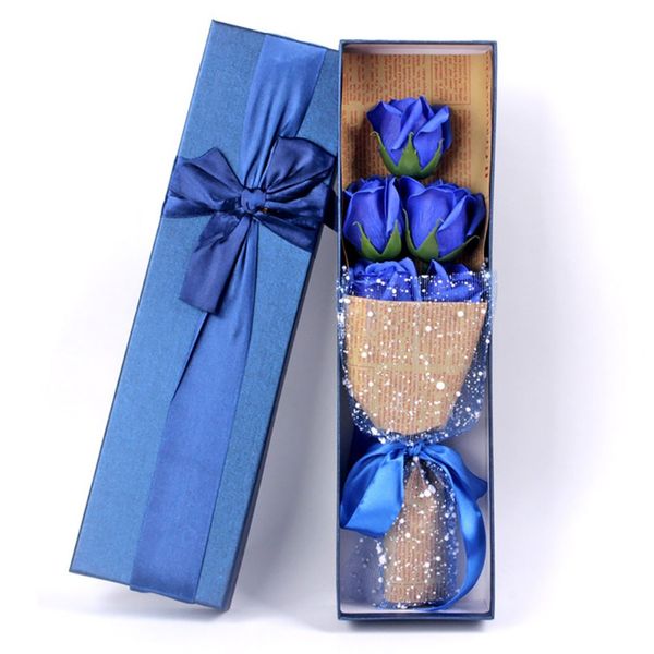 

горячие валентина день подарков 5шт мыло роза букет romatic мыло цветочный букет роз подарочная коробка матери день рождения подарки