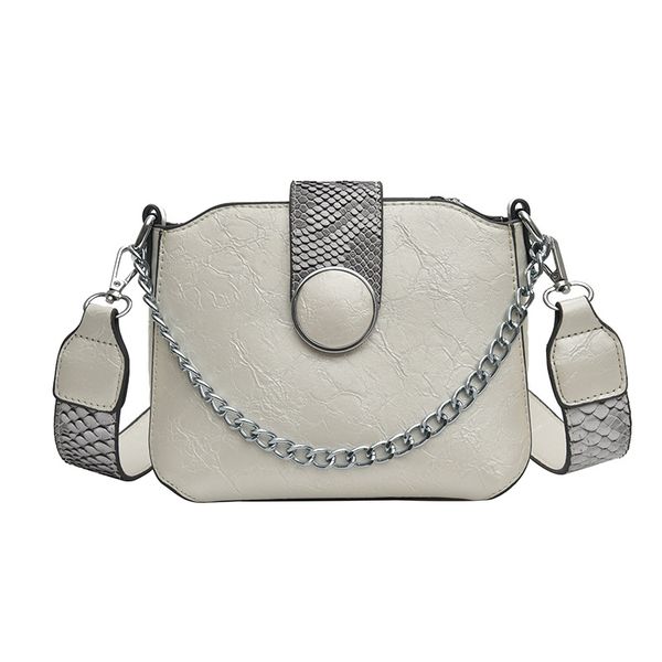 

ljl-snake leather messenger bag ladies bag summer chain handbags shoulder messenger female travel handbag