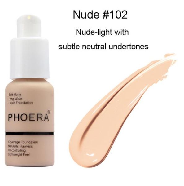 

beauty new 30ml foundation soft matte long wear oil control concealer liquid foundation cream fashion womens makeup305s