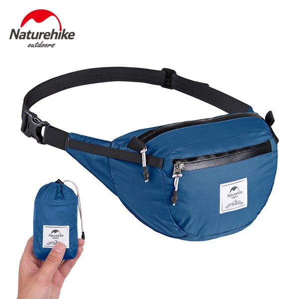 

naturehike outdoor waterproof waist pack running belt waistband sports travel case pouch holder bag phone passport cards cash