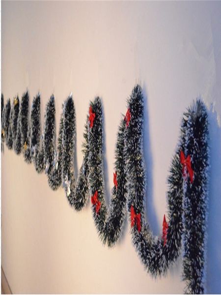 

new 2019 pine garland merry christmas tree decoration strip christmas ribbon