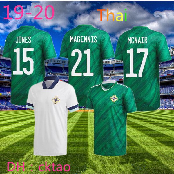 

19 20 northern ireland soccer jersey lafferty 2020 home men davis magennis evans mcnair boyce football shirt, Black
