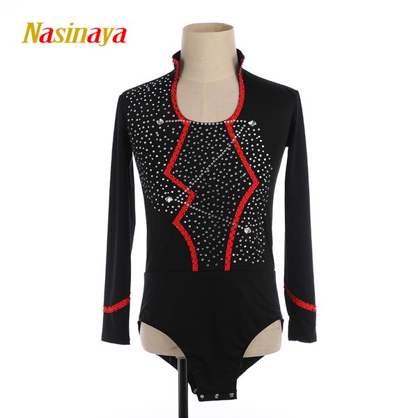 

nasinaya boys man figure skating performance clothing customized competition ice skating leotard kids patinaje gymnastics dance1