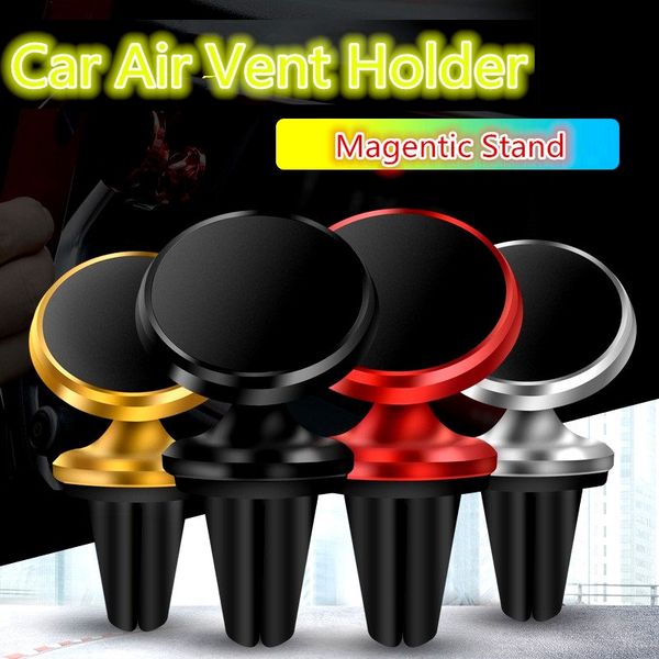 

360 degree stronger magnetic car air vent holder phone mount stand for samsung htc android phone pc gps