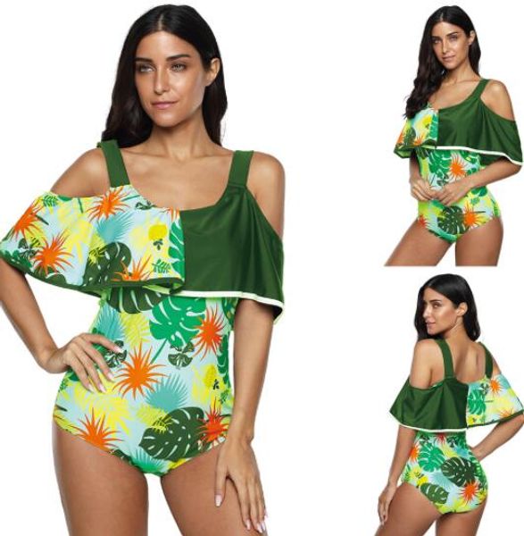 

discount sports fat plus skirt split cardigan one piece lotus leaf candy big plus large swimsuit flexible stylish bikinis sets ladies