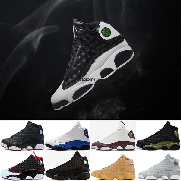 

13 13s cap and gown men women basketball shoes grey terracotta blush black phantom hyper chicago black cat sneakers