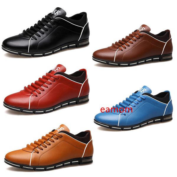 

2020 non-brand men casual shoes espadrilles triple black brown chestnut red blue mens trainers outdoor walking sneakers 38-47 style