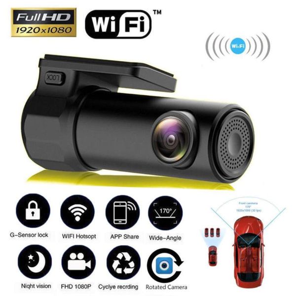 1080P Full HD Wifi Car DVR Dash Camera Vehicle Video Recorder 170 Wide Angle Wireless Dash Cam DVR/Dash Camera Car Styling Hot