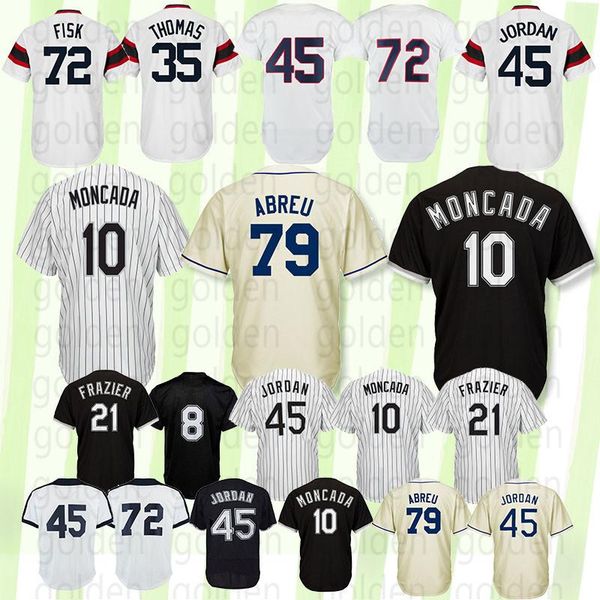 

21 Todd Frazier 35 Frank Thomas 79 Jose Abreu 10 Yoan Moncada 8 Bo Jackson 100% Stitched High-quality Top quality