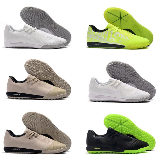 

new men zoom phantom vnm pro tf ic venom turf indoor new lights under the radar soccer football shoes boots cleats size us 6.5-11