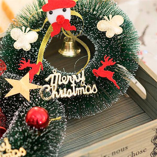 

home decoration accessories christmas tree decoration small wreath ornament home decor holiday gift pendant decor party @b