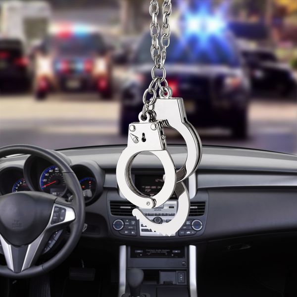 

bemost car pendant handcuffs hanging ornaments automobiles rearview mirror suspension decoration auto accessories styling gifts