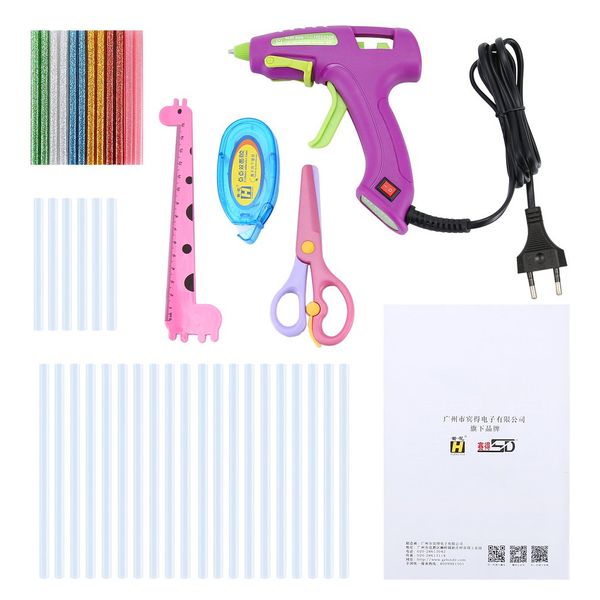 

hs12109 30w melt glue gun heat guns for diy handwork toy repair tools electric heat temperature glue guns