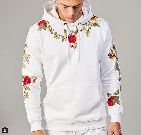 

black designer hoodies sweatshirt letter embroidery long sleeve hip pop pullover hip hop mens sweatshirts m-3xl