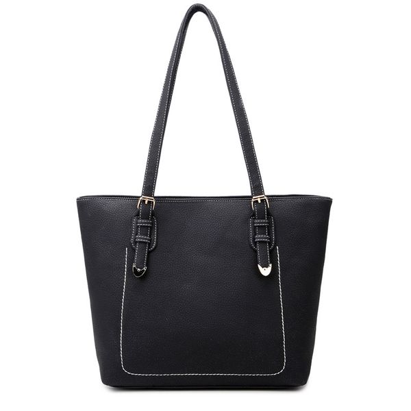 

new fashion simple wild big bag ladies handbag shoulder bag messenger women