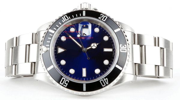 

factory supplier sapphire date 116610 40mm automatic mechanical ceramic asia 2813 movement blue dial 40mm men watches, Slivery;brown