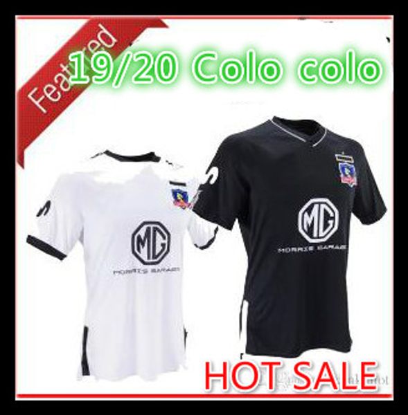 

2019 colo colo occer jer ey home away white black 19 20 jer ey football hirt man et