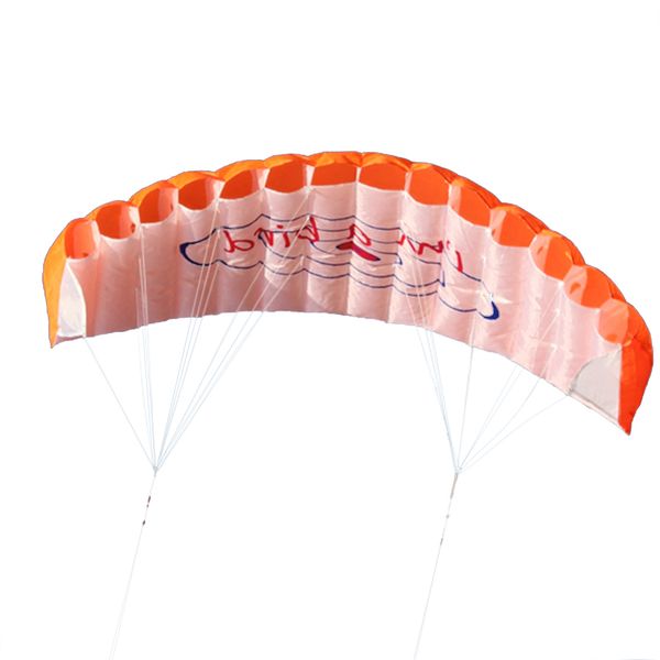 

toys for children 14m dual line power kite parafoil parachute kite sports toy - orangeredblue body shapewear