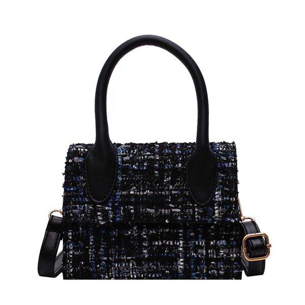 

30#women's fashion coin purse woven linen bag patchwork casual bag shoulder les sacs des femmes