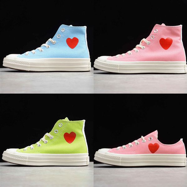 

1970s love big eyes play chuck 70 heart 70s hi canvas skate shoes classic 1970 canvas shoes jointly name skateboard casual sneakers