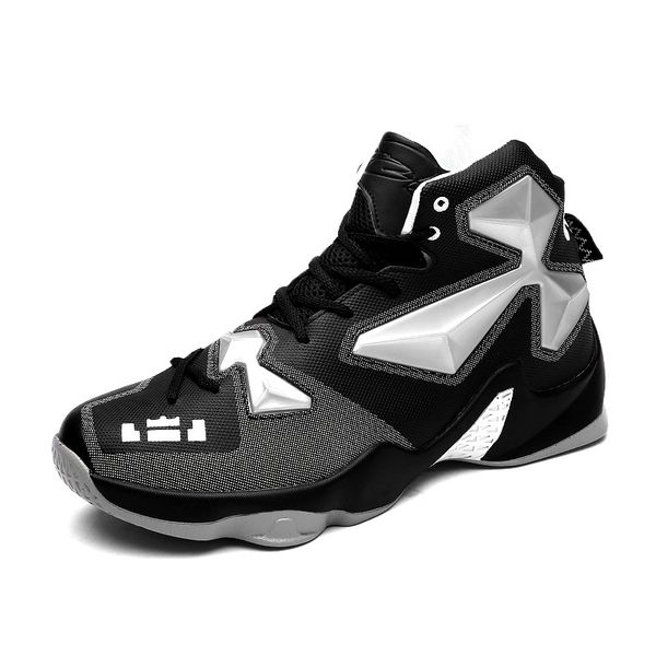 

men casual shoes basketball shoes autumn summer mens high fashion youth boys sneakers basket femme, Black