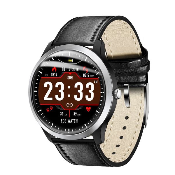 

ecg ppg smart watch men women electrocardiograph display holter ecg blood pressure monitor heart rate smartwatch l7 n58