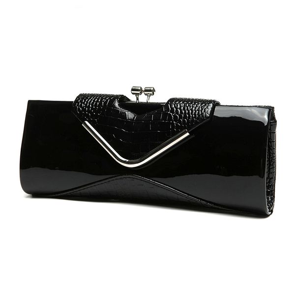 

new fashion crocodile grain women clutch bag female ladies evening party large clutches handbag alligator wallet ing