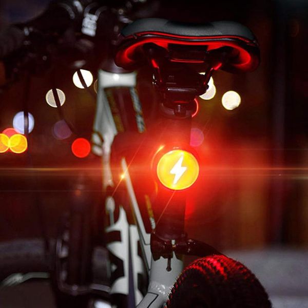 

cycling running led bicycle tail light usb rechargeable bicycle light lamp warning lights motorcycle bike rear safety