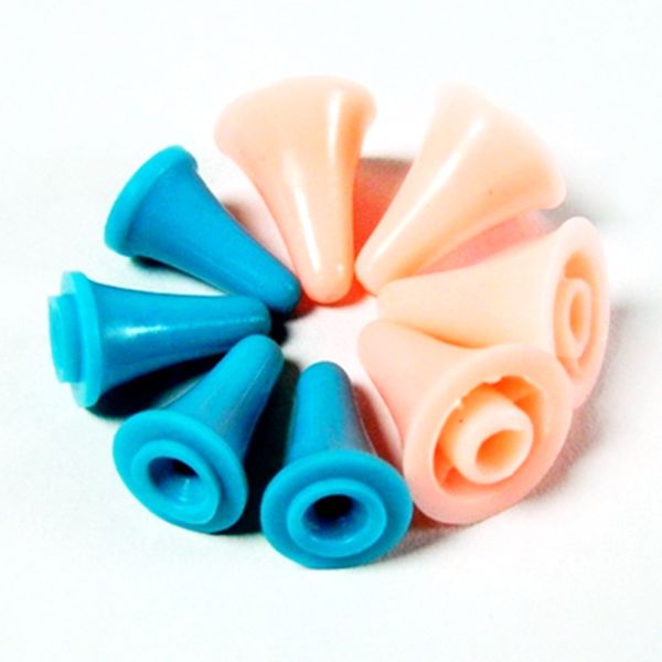

10pcs rubber cone shape knit knitting needles cap tips point protectors for knitting craft sewing accessories, Black