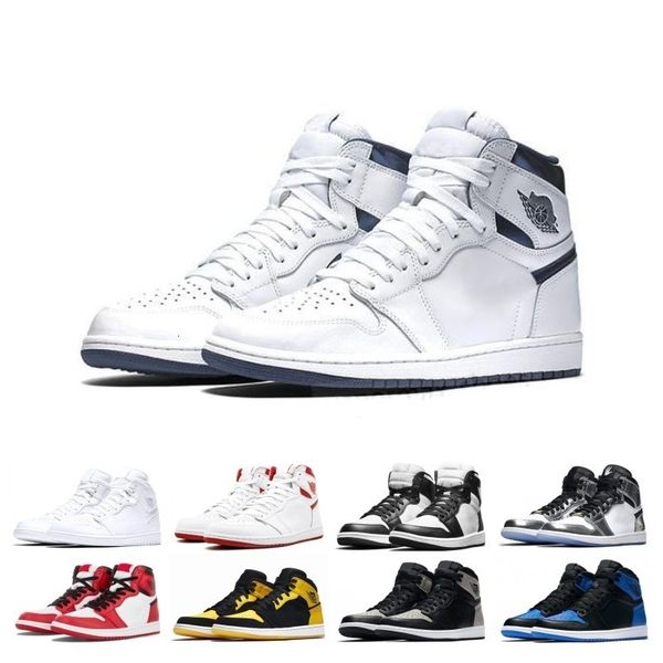 

1 og men basketball shoes high chicago hare pine green barons triple black white gold r sneakers 1s sport shoes