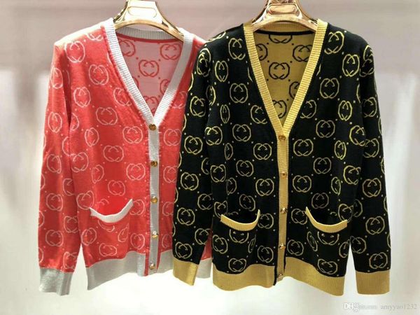 

1212 2018 pullover long sleeve flora print v neck brand same style sweater fashion luxury womens clothes qian, White;black