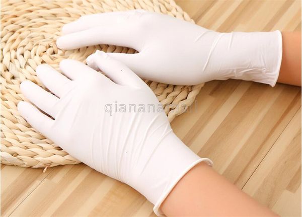 

disposable plastic 0 pe transparent food grade oil proof thickened direct selling 100pcs s acid gloves kvmv qa