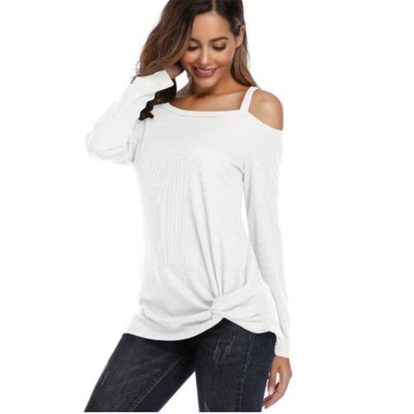 

women casual autumn solid knitting pullover lantern long sleeves off shoulder pullover blusas chemise femme 810, Black