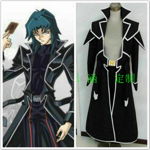 

yu-gi-oh! gx zane truesdale zane служит цезарь косплей костюм, Black;red
