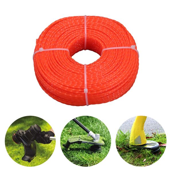 

2.4mm 100m nylon trimmer line lawn mower twist rope garden tools parts