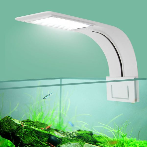 

ultra thin led aquarium light 5w/10w/15w aquatic plant lighting waterproof clip-on lamp for fish tank plants grow light