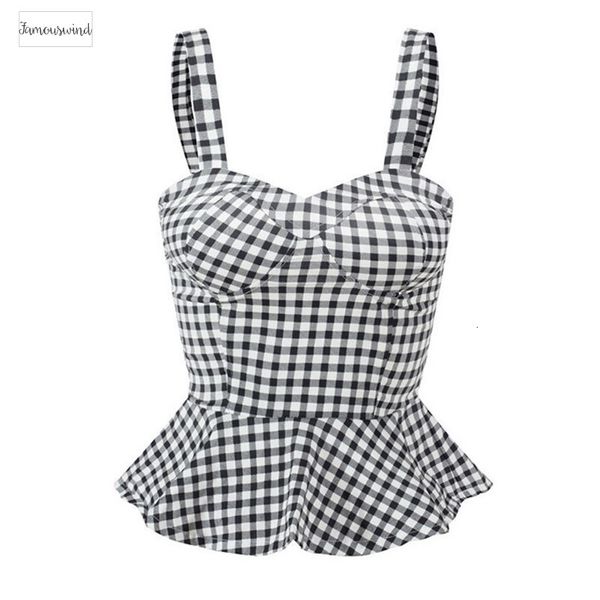 

рюшами crop top бинты summer short tank top print cute blusa тонкий бретели танк жилет женский обрезанные корсажи женщина, White