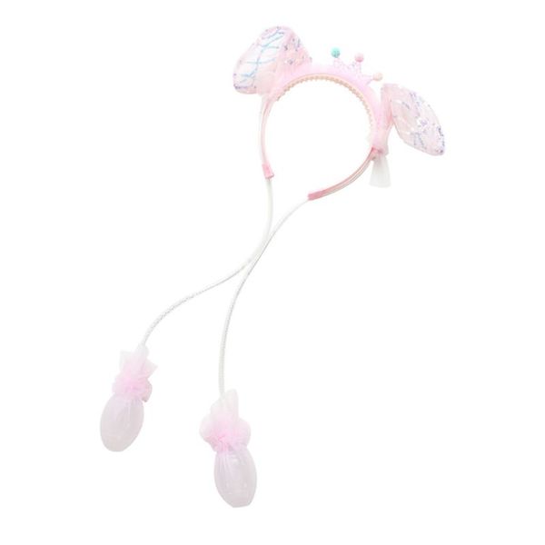 

kids ear hair hoop headband air bag toy party decor gifts, Slivery;white