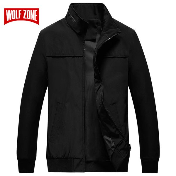

2019 new autumn winter jacket men simple fashion standing collar coat mens classic casual clothing size m-5xl, Black;brown