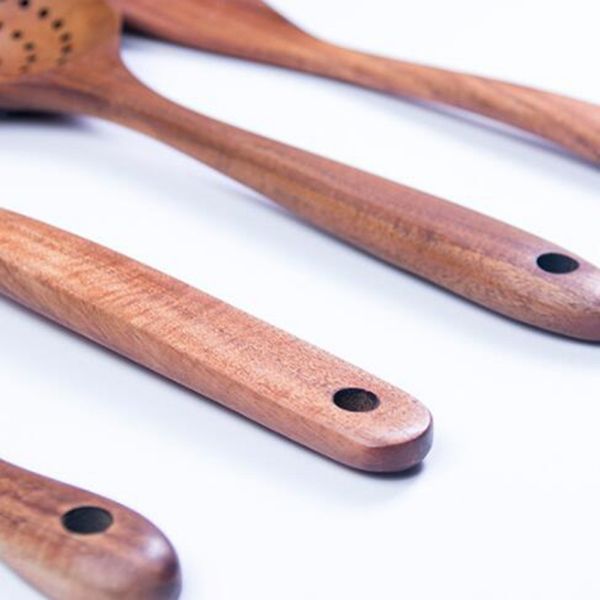 

simple retro rice scoop solid wood spatula rice scoop unpainted rice scoop with hanging hole kitchen cooking tool other kitchen dining ba