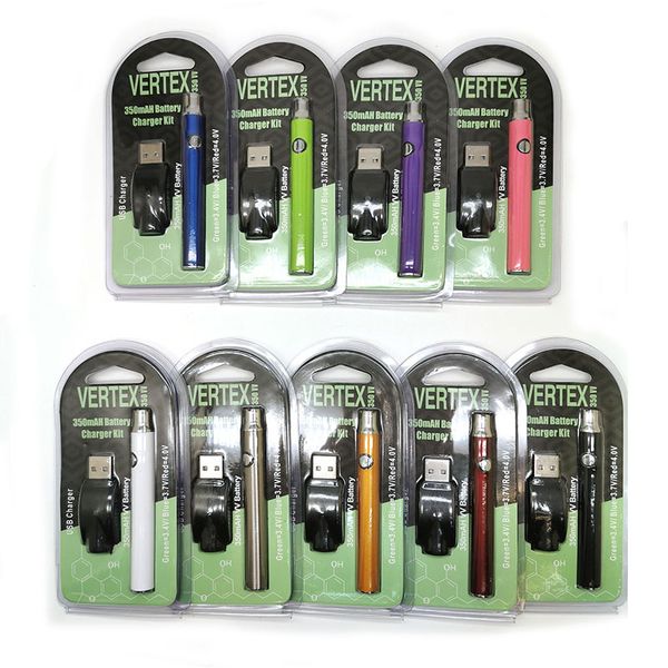 

LO В.В. Разогреть батареи Kit 350mAh Variable Voltage Vape Mod Предварительный прогрев USB зарядное устройство 510 густое масло Испарители