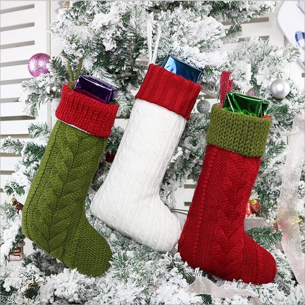 Christmas Stockings 13 Inches Large Size Cable Knit Knitted Xmas Stockings Rustic Personalized Stocking Decorations For Family Holiday Decor Christmas Christmas Stockings 13 Inches Large Size Cable Knit Knitted Xmas Stockings Rustic Personalized Stocking Decorations For Family Holiday Decor Christmas