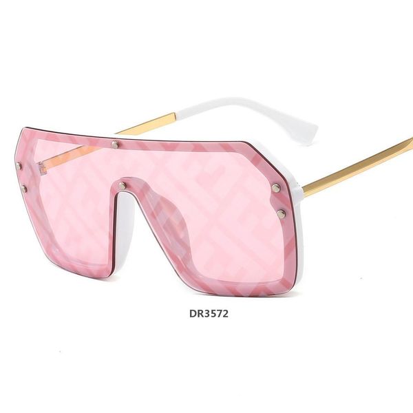 

sunglasses women men 2019 summer new fashion with f letters square oversized big frame vintage sun glasses mirrordr3772, White;black