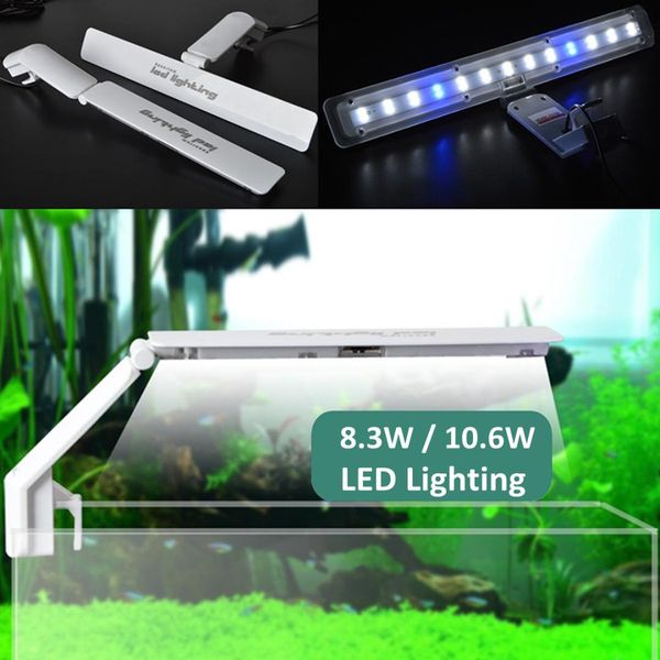 

mini aquarium led light fish tank water grass plant grow clamp lamp aquatic aquatic breeding box lighting supplies 8.3/10.6w