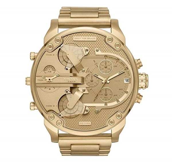 

Мода случайные роскошных мужские кварцевые часы DZ7399 золото из нержавеющей стали