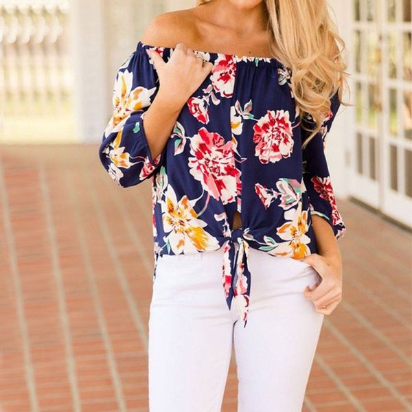 

2019 plus size women clothing slash neck summer women blouse casual loose off shoulder large size lantern sleeves shirt, White