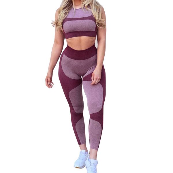 

perimedes womens yoga set workout leggings sports yoga gym fitness athletic tummy control gym compression tights pants#g25, White;red