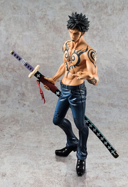 

24cm trafalgar law one piece action figures anime pvc brinquedos collection figures toys anno00508a y200421